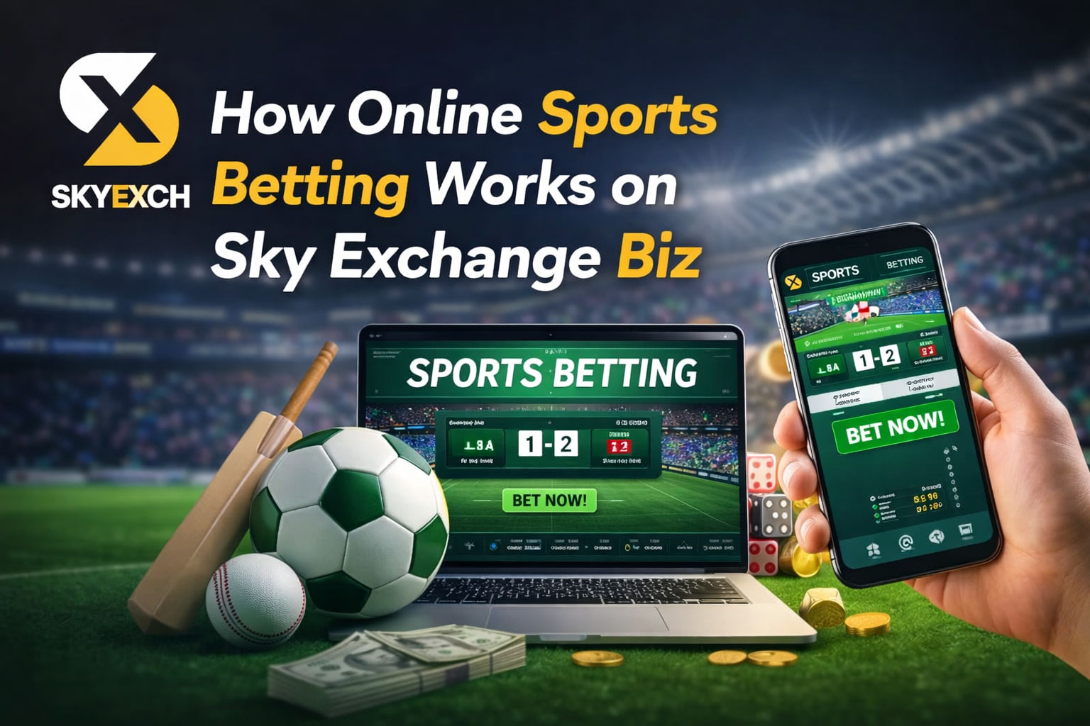 Read more about the article How Online Sports Betting Works on Sky Exchange Biz